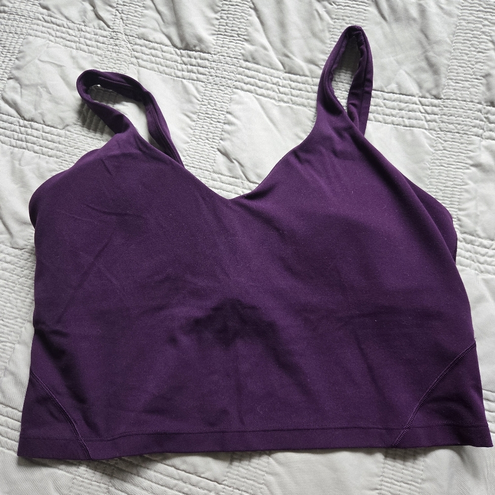 Purple Lululemon Align Tank